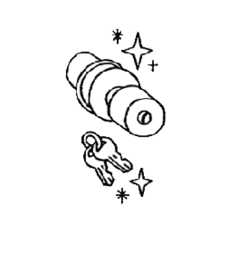 鍵の交換のイメージイラスト