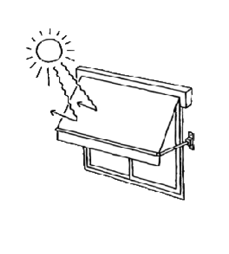 日よけ対策のイメージイラスト